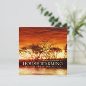 レッドサンセットハウスガーデンパーティの招待状 招待状 (スタンド正面)