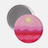 レッドサンセット海 マグネット (正面/裏面)