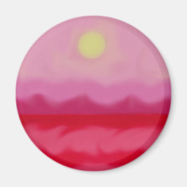 レッドサンセット海 マグネット