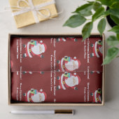 レッドサンタクロースカスタマイズキッズクリスマス 薄葉紙 (ギフト)
