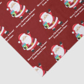 レッドサンタクロースカスタマイズキッズクリスマス 薄葉紙 (詳細)