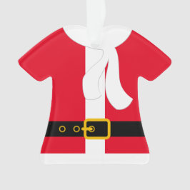 レッドサンタクロースコートカスタムクリスマス オーナメント