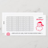 レッドサンタクロース シーズンカード (正面/裏面)