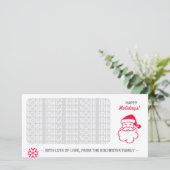 レッドサンタクロース シーズンカード (スタンド正面)