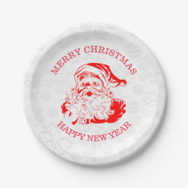 レッドサンタクロース ペーパープレート