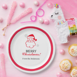 レッドサンタクロース ペーパープレート
