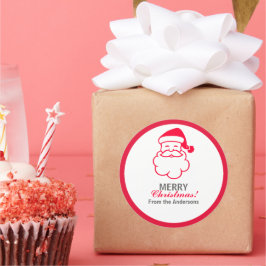 レッドサンタクロース ラウンドシール