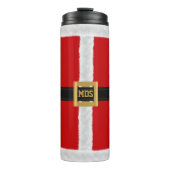 レッドサンタスーツクリスマスホリデーサーマルタンブラー タンブラー (正面)