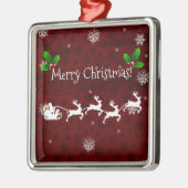 レッドサンタズスリー&トナディアセラミックオーナメント メタルオーナメント (左)