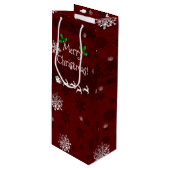 レッドサンタズスレイアンドトナディアワイン抱き枕 ワインギフトバッグ (正面アングル)