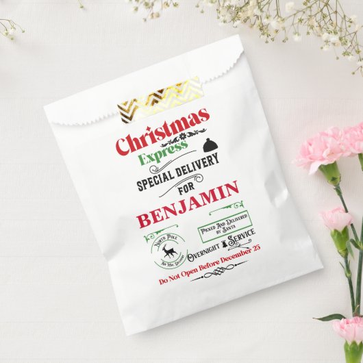 レッドサンタックサック北極ディアデリバリー フェイバーバッグ (封をした状態)