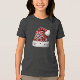 レッドサンタハットホリデーTシャツ トライブレンドTシャツ