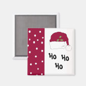 レッドサンタハット マグネット (正面/裏面)