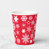 レッドサンタベビークリスマスコケットボウベイビーシャワー 紙コップ (裏面)