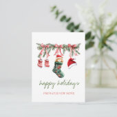 レッドサンタベビーベアークリスマスクロセスライン 案内ポストカード (スタンド正面)