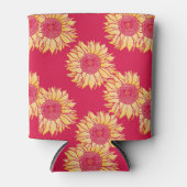 レッドサンフラワークージー 缶クーラー (正面)