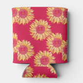 レッドサンフラワークージー 缶クーラー (裏面)