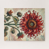 レッドサンフラワー500ピースパズル ジグソーパズル (横)