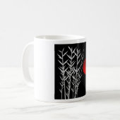 レッドサン白黒禅 コーヒーマグカップ (正面左)