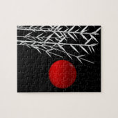 レッドサン白黒禅 ジグソーパズル (横)