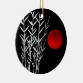 レッドサン白黒禅 セラミックオーナメント (右)