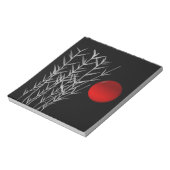 レッドサン白黒禅 ノートパッド (回転)