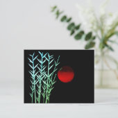 レッドサン白黒禅 ポストカード (スタンド正面)