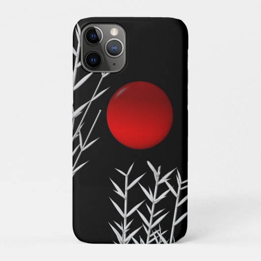 レッドサン白黒禅 Case-Mate iPhoneケース (裏)