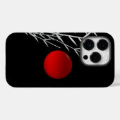 レッドサン白黒禅 Case-Mate iPhoneケース (裏面 (横))