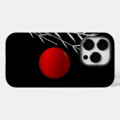 レッドサン白黒禅 Case-Mate iPhoneケース (裏面 (横))