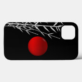 レッドサン白黒zen iPhone 13ケース Case-Mate iPhoneケース (裏面 (横))