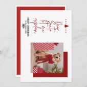 レッドサン親愛タがクリスマスカードを説明しよう シーズンカード (正面/裏面)