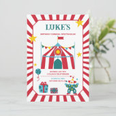 レッドサーカよくはしゃぐスカーニバル誕生日 招待状 (スタンド正面)