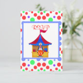 レッドサーカスバースデーパーティーRSVP 出欠カード (スタンド正面)