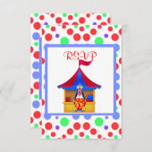 レッドサーカスバースデーパーティーRSVP 出欠カード (正面/裏面)