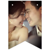 レッドサークルダブル中国のハピ結婚ネスの写真 バンティングフラッグ (第3の旗)
