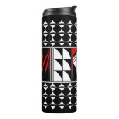 レッドサーマルタンブラーの南西フェザー恵み タンブラー (回転左)