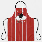 レッドシェフズキッチンロスターエプロンストライプのン エプロン (正面)