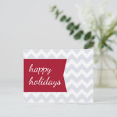 レッドシェブロンホリデーポストカード シーズンポストカード (スタンド正面)