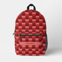 レッドシェードの色ブロック