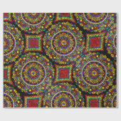 レッドシェードマンダララッピング紙 ラッピングペーパー (フラット)