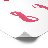 レッドシェード番号ゼロ10 0 10先生キッズルーム ポスター (角)