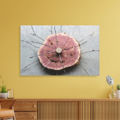 レッドシダーウッド自然彫刻中心 キャンバスプリント (インサイチュ (リビング))