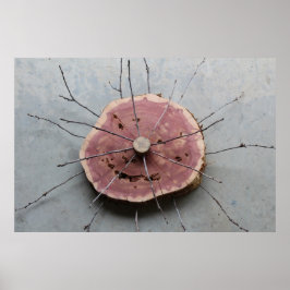 レッドシダー自然エコアート彫刻中心 ポスター