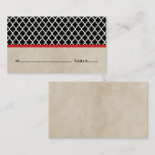 レッドシッククローバー座席表 プレイスカード (正面/裏面)