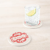 レッドシックダマスコースター コースター (側面)