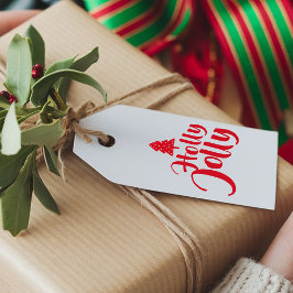 レッドシックフェスティバル書道のホリーからすてきへ ギフトタグ