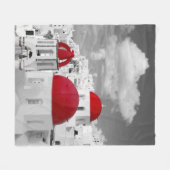 レッドシティー フリースブランケット (正面(横))