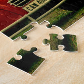 レッドシトロエン2CV ジグソーパズル (側面)