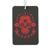 レッドシュガースカルとクロスと(紋章の)フラ・ダ・リ カーエアーフレッシュナー (裏面)